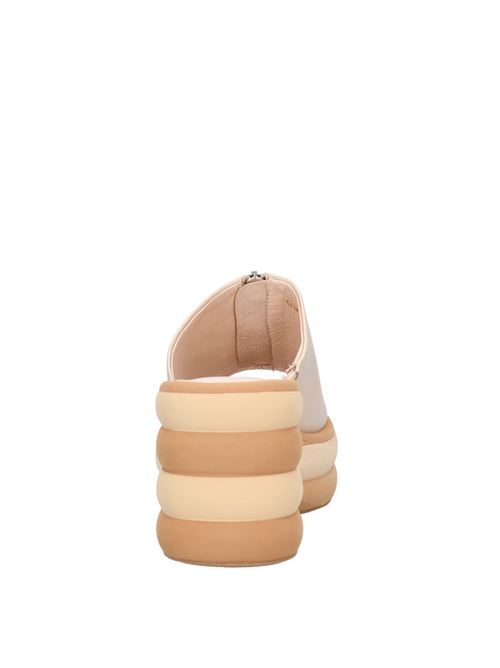 Mules Zeppa in pelle EMANUELLE VEE | 431M-729-10-P103BEIGE